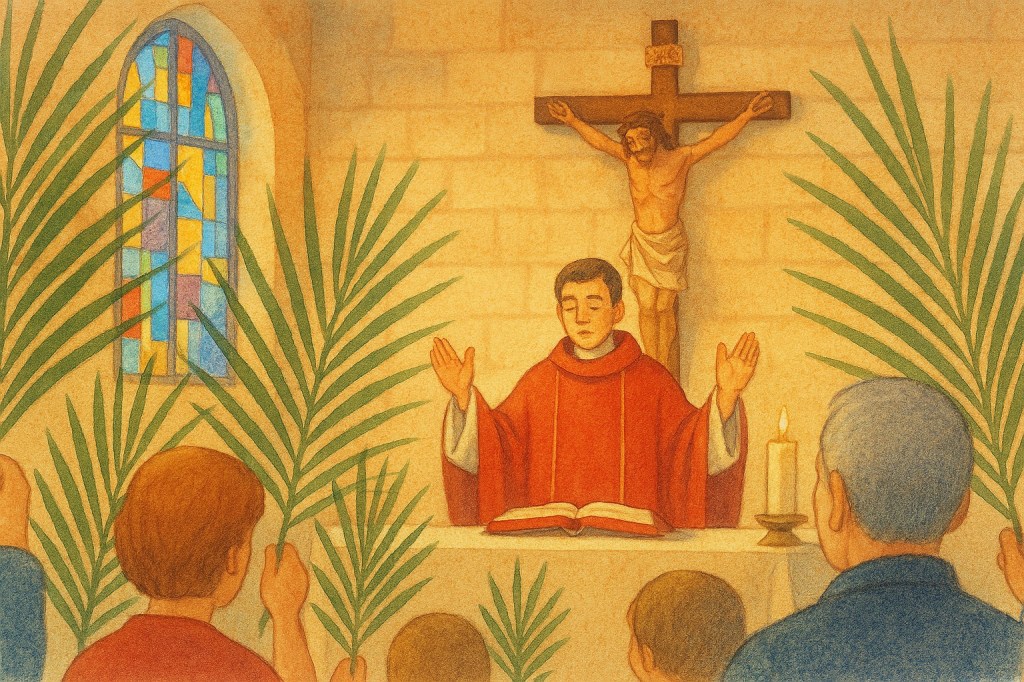Dimanche des Rameaux : deux messes, deux lieux, une même&nbsp;ferveur