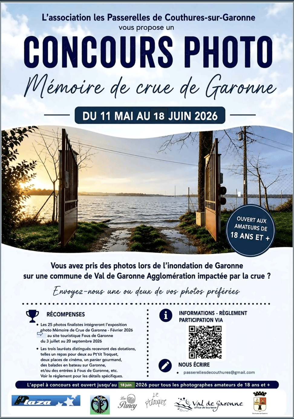 Concours photo : « Mémoire de crue de Garonne&nbsp;»