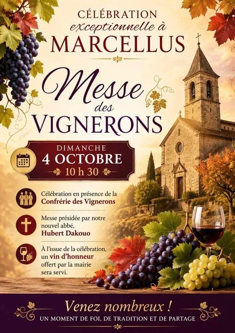 Messe des vignerons à&nbsp;Marcellus