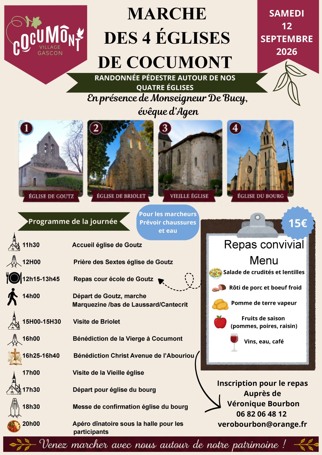 Marche des quatre églises de&nbsp;Cocumont